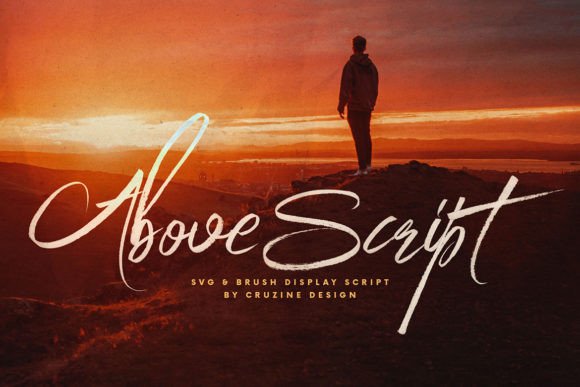 Above: The Modern Brush Script for Refined Branding