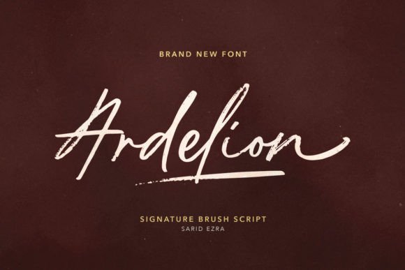 Ardelion: A Signature Script with Textured Personality