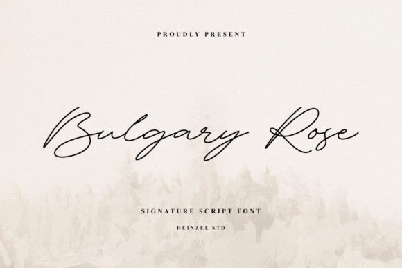 Bulgary Rose: The Signature Script Font for Elegant Projects