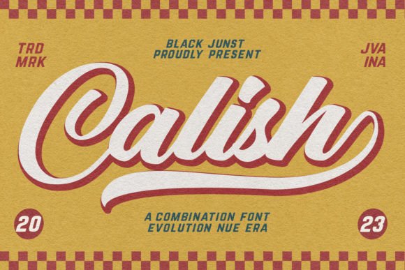 Calish: The Retro Script Font with Modern Charm