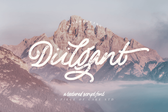 Diilgant: The Textured Script for Authentic Branding