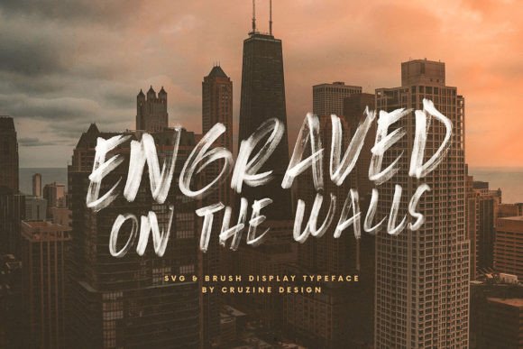 Engraved on the Walls: Bold Script for Modern Brands