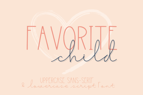 Favorite Child: A Playful Script Font for Joyful Designs