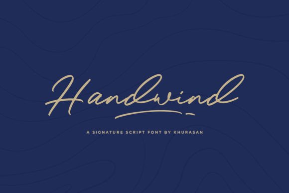 Handwind: A Modern Script Font for Elegant Designs