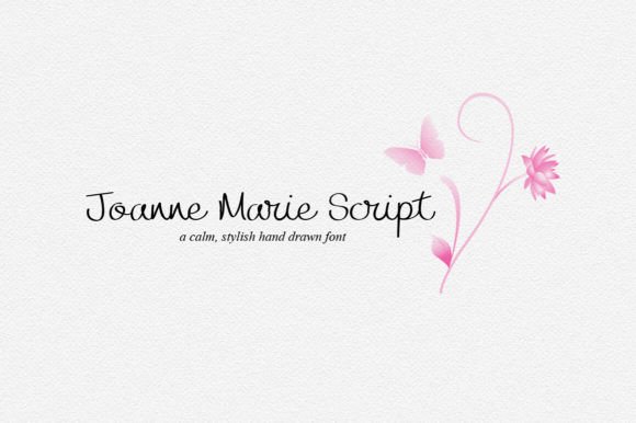 Joanne Marie: A Script Font for Authentic Design