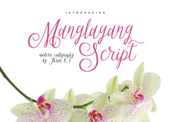Manglayang: A Delicate Script for Elegant Design Projects