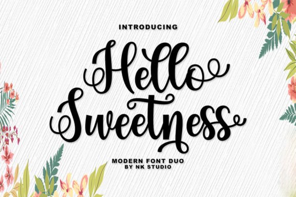 Meet Hello Sweetness: A Modern Script for Creative Projects
