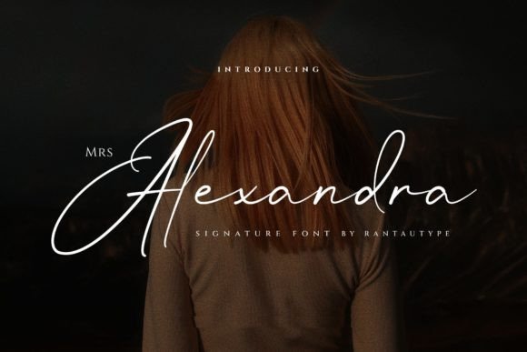 Mrs Alexandra: The Script Font for Elegant Branding