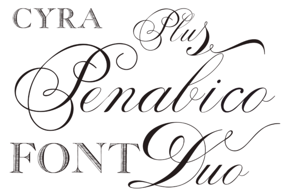 Penabico Cyra Duo: A Classic Script Meets Chiseled Roman Elegance