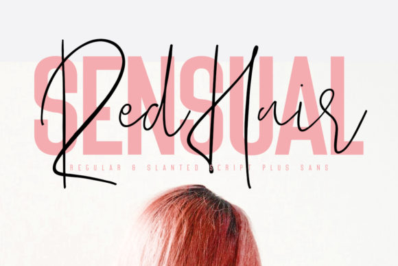 Red Hair Sensual Duo: Give Your Designs a Handcrafted Feel