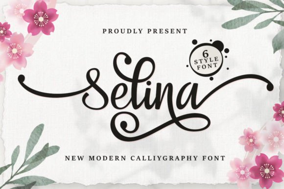 Selina: A Script Font That Whispers Romance