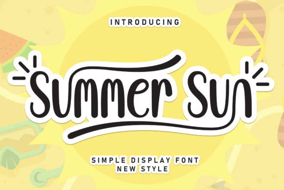 Summer Sun: A Script Font for Elegant Creative Projects