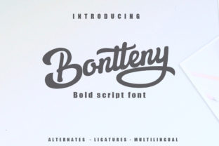 Why Bontteny is the Bold Script Your Brand Needs